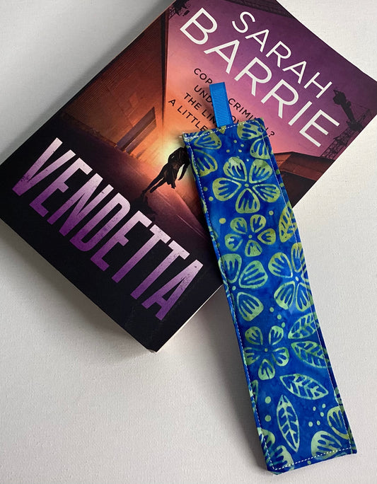 Fabric Bookmarks Batik Flowers