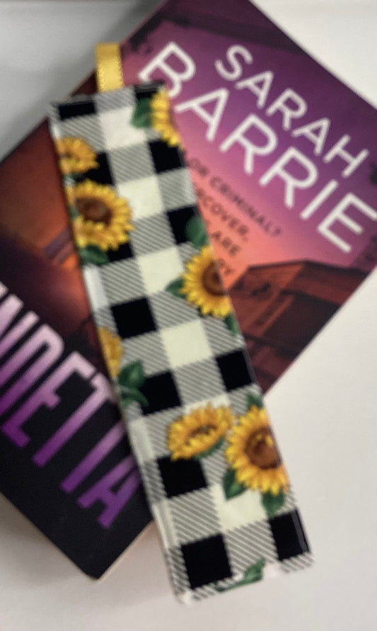 Fabric Bookmarks Sunflowers