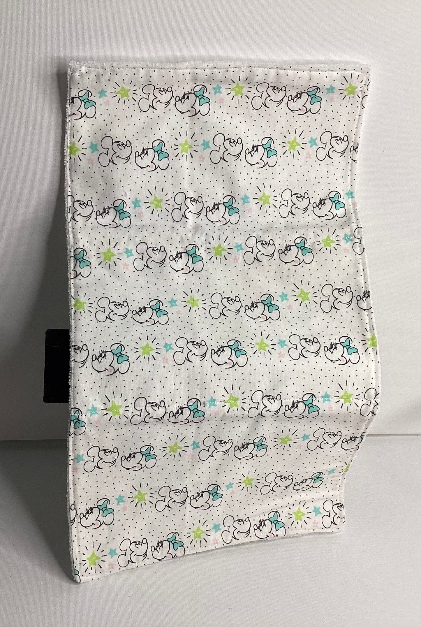 Handmade Baby Burping Cloth Mickey & Minnie