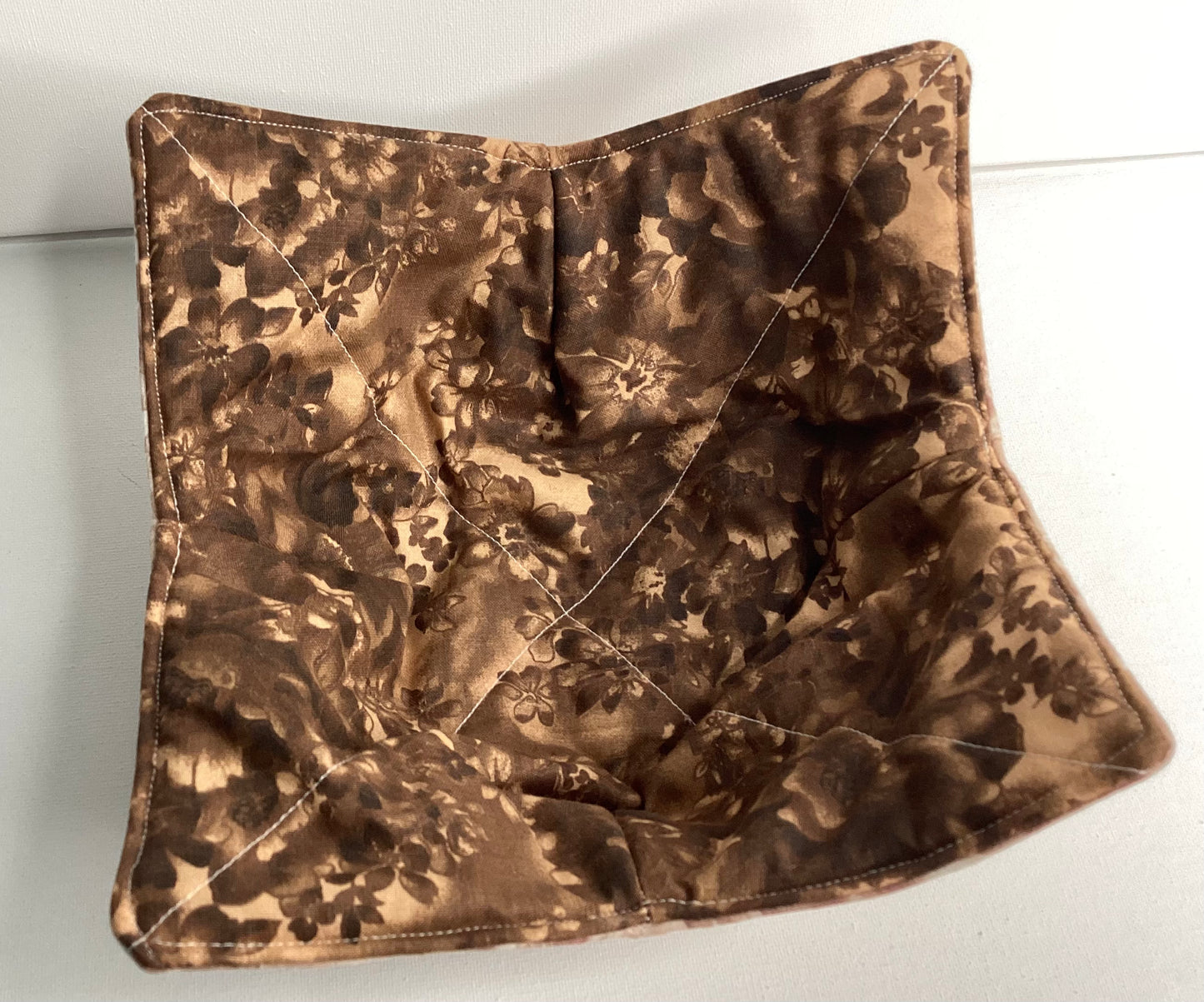 Microwave Bowl Cosy Brown On Brown
