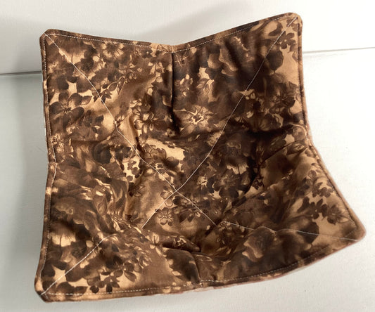 Microwave Bowl Cosy Brown On Brown