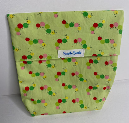 Microwave Popcorn Bag - Caterpillars