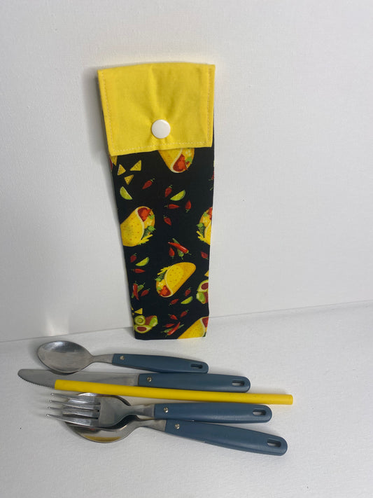 Travel Cutlery Pouch - Taco