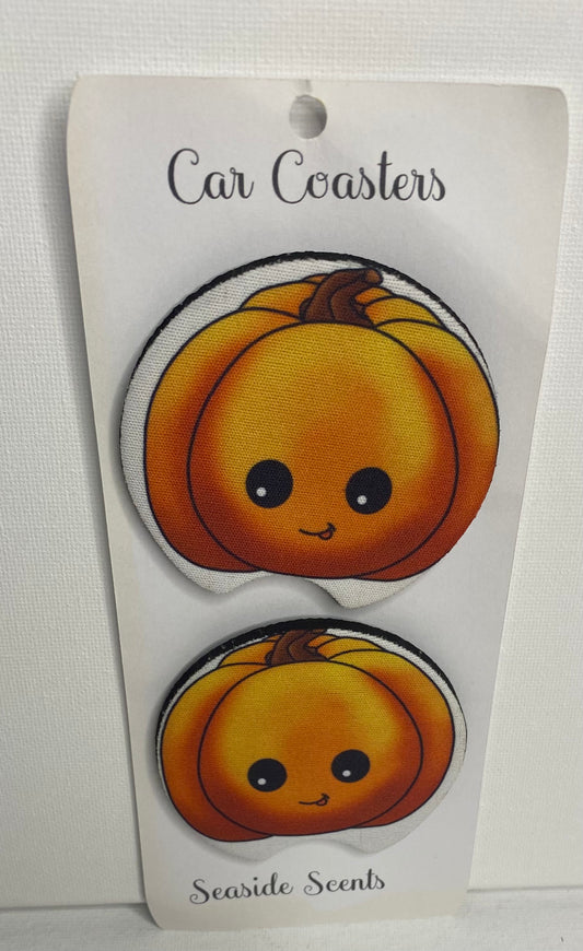 Car Coasters -Pumpkin