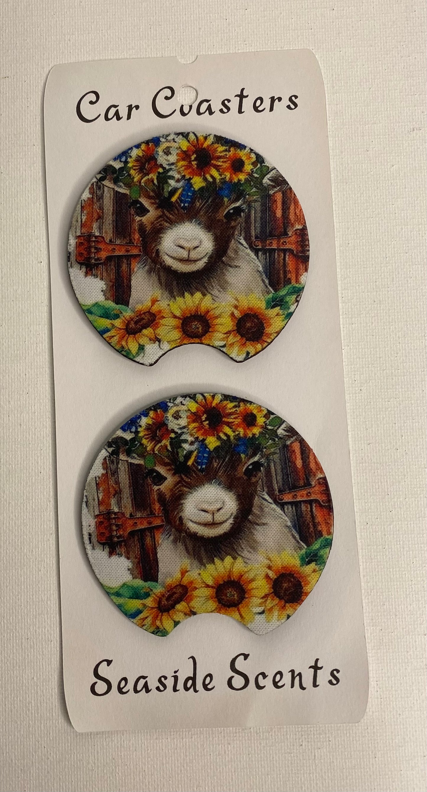 Car Coasters - Cute Cow