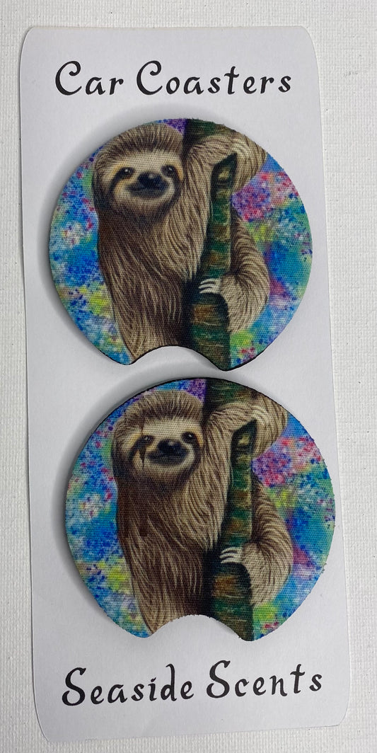 Car Coasters - Sloth