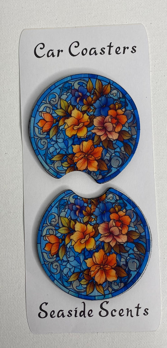 Car Coasters - Stained Glass
