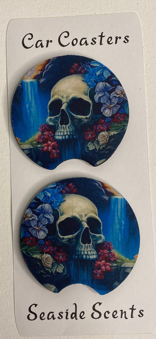 Car Coaster - Skull & Waterfall
