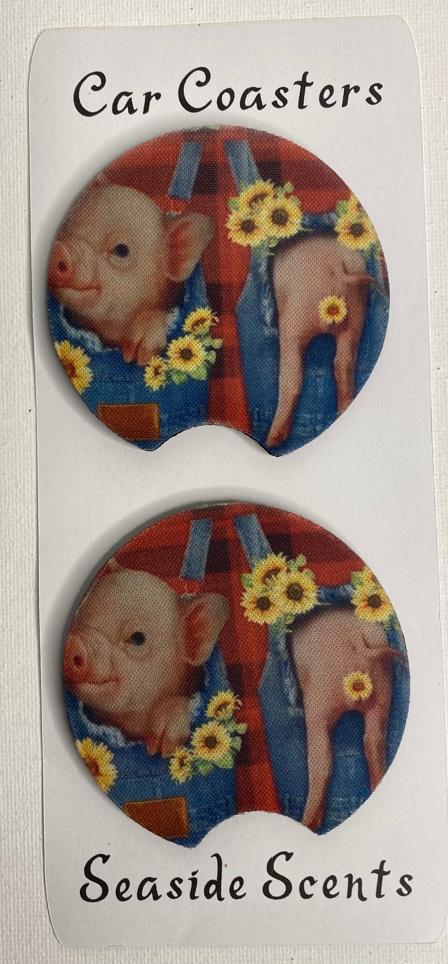 Car Coasters - Piggy