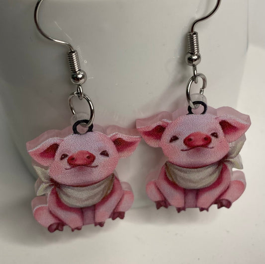 Earrings -Piggy