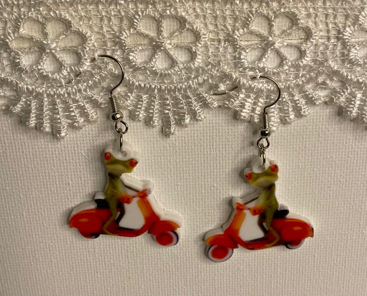 Earrings -Gecko