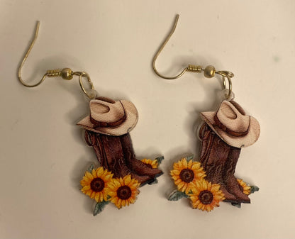 Earrings - Cowboy Boots