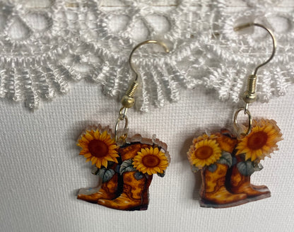 Earrings - Cowboy Boots