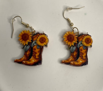 Earrings - Cowboy Boots