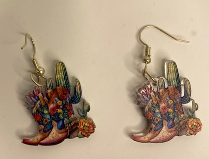 Earrings - Cowboy Boots