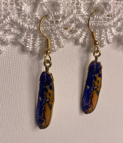 Earrings - Feather Drops