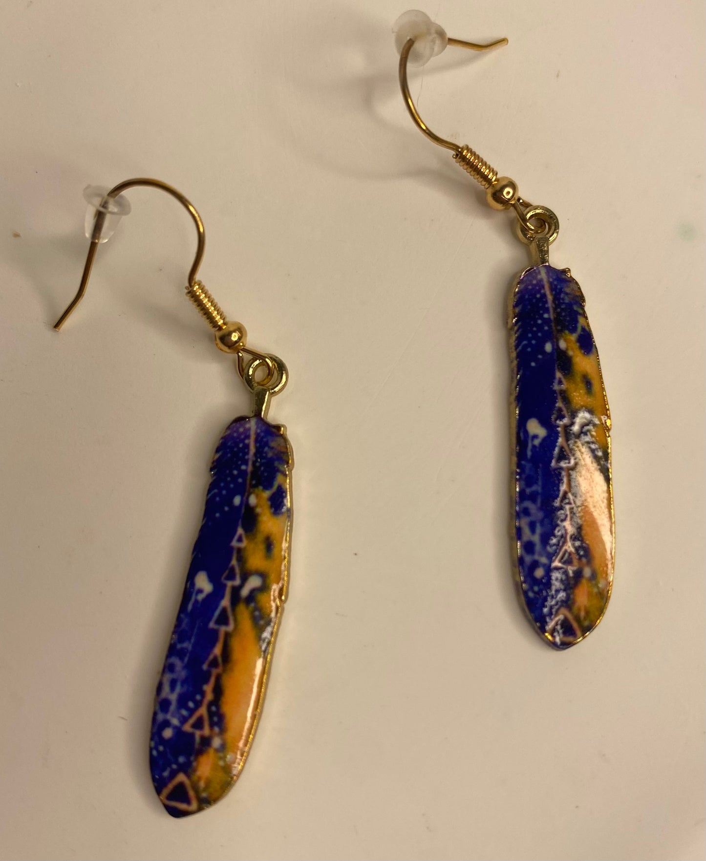 Earrings - Feather Drops