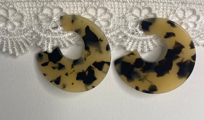 Earrings - Large Tortoiseshell