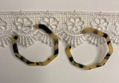 Earrings - Large Tortoiseshell