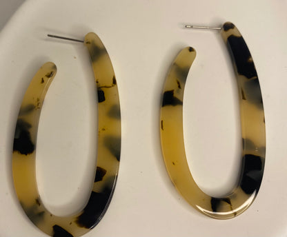Earrings - Large Tortoiseshell