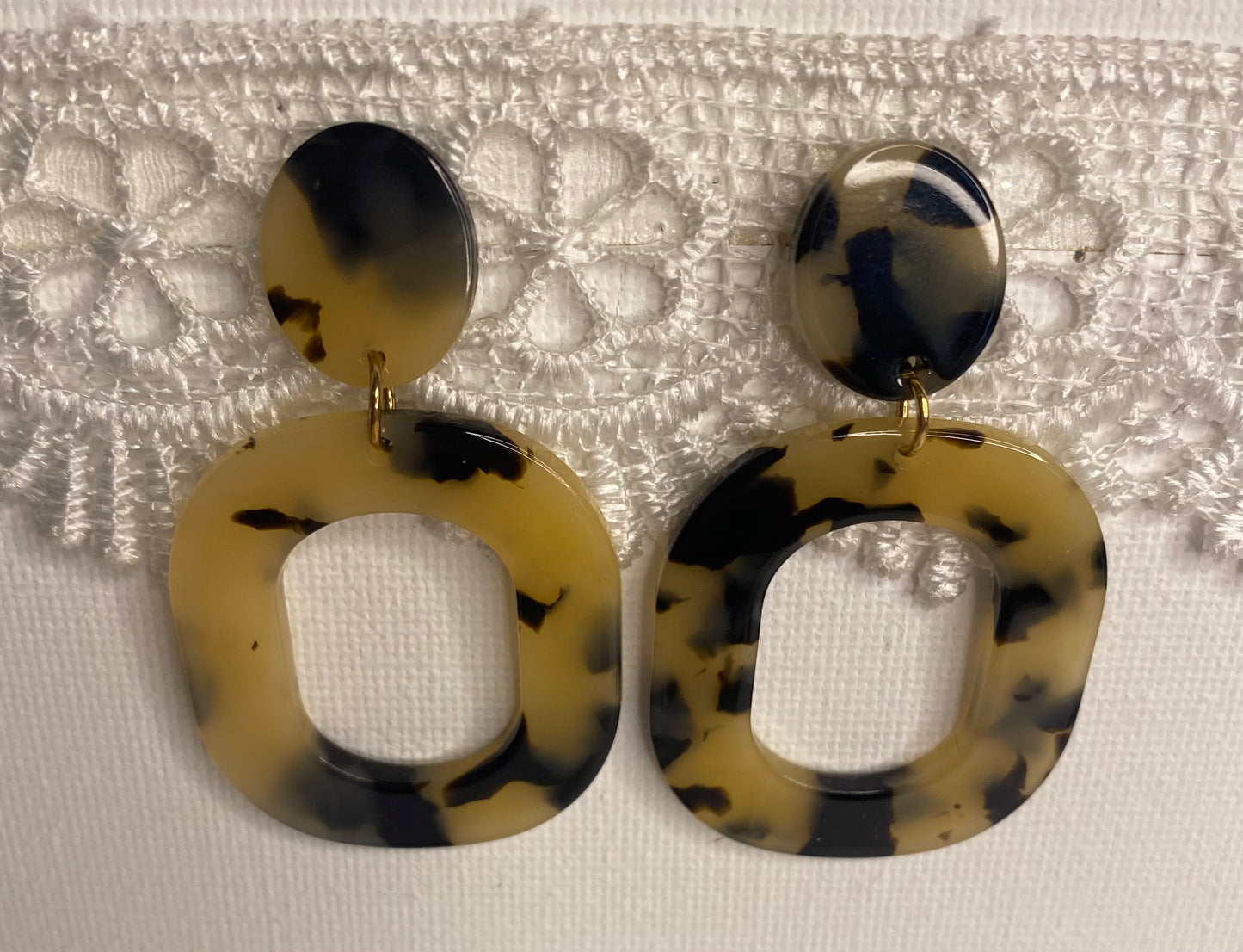Earrings - Large Tortoiseshell
