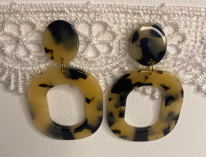 Earrings - Large Tortoiseshell