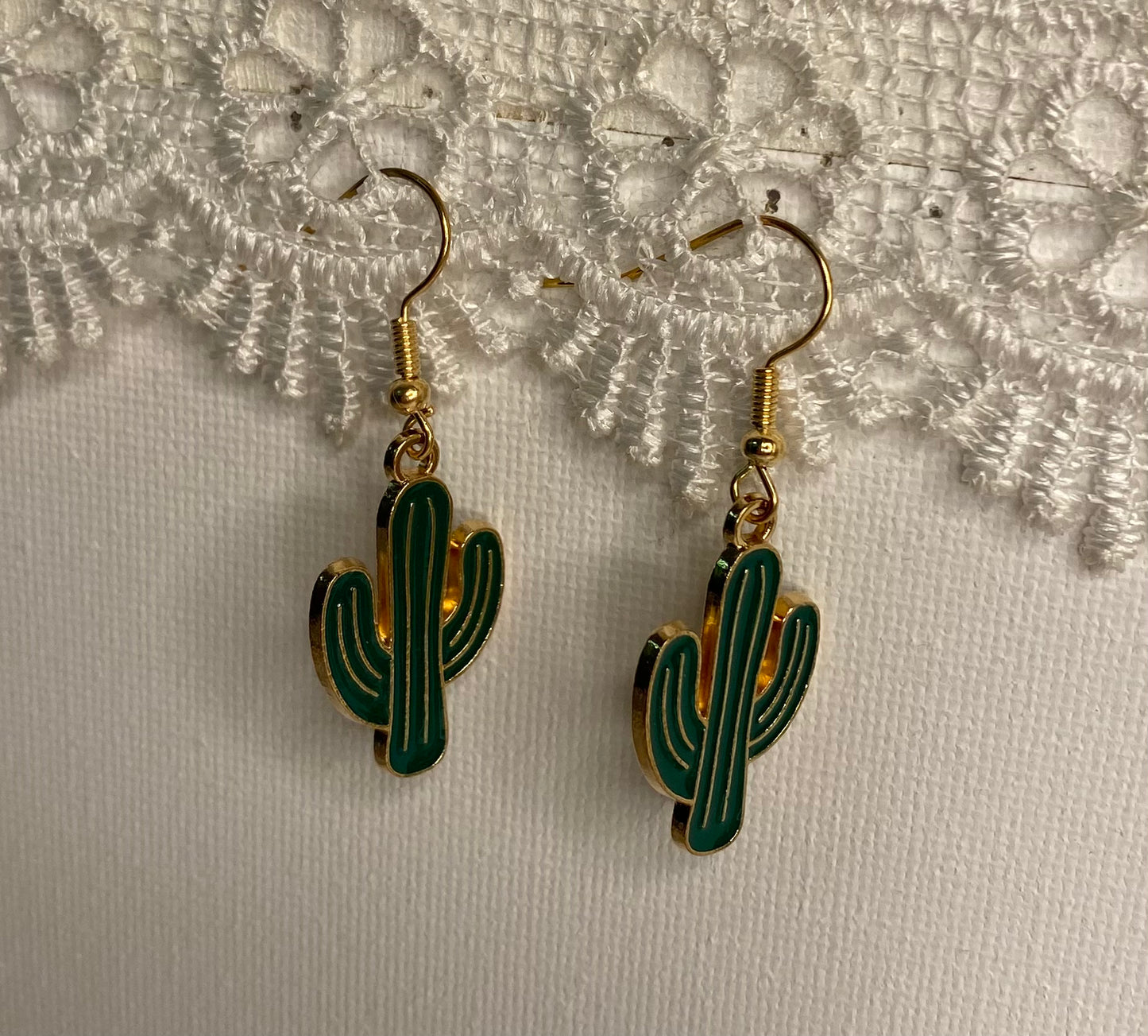 Earrings - Cactus