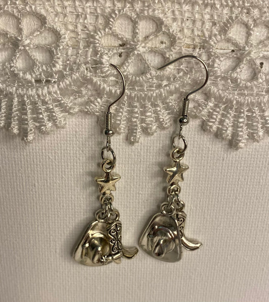 Earrings - Cowboy Boot & Hat Dangles