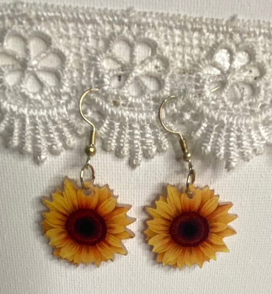 Earrings - Sunflowers