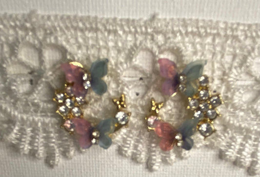 Earrings - Butterfly Arc
