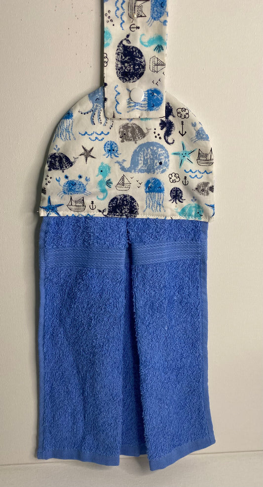 Hanging  Hand Towel Sea Life