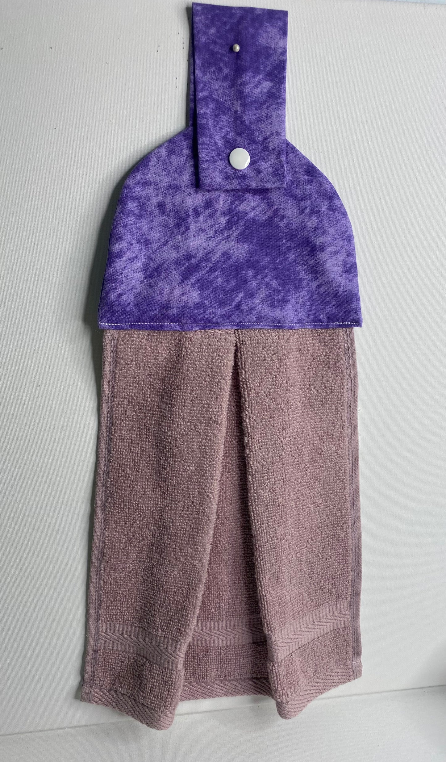 Hanging  Hand Towel Stonewash Purple