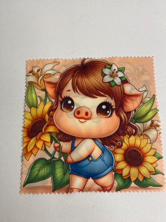 Eye Glasses Cleaning Cloth Miss Piggy