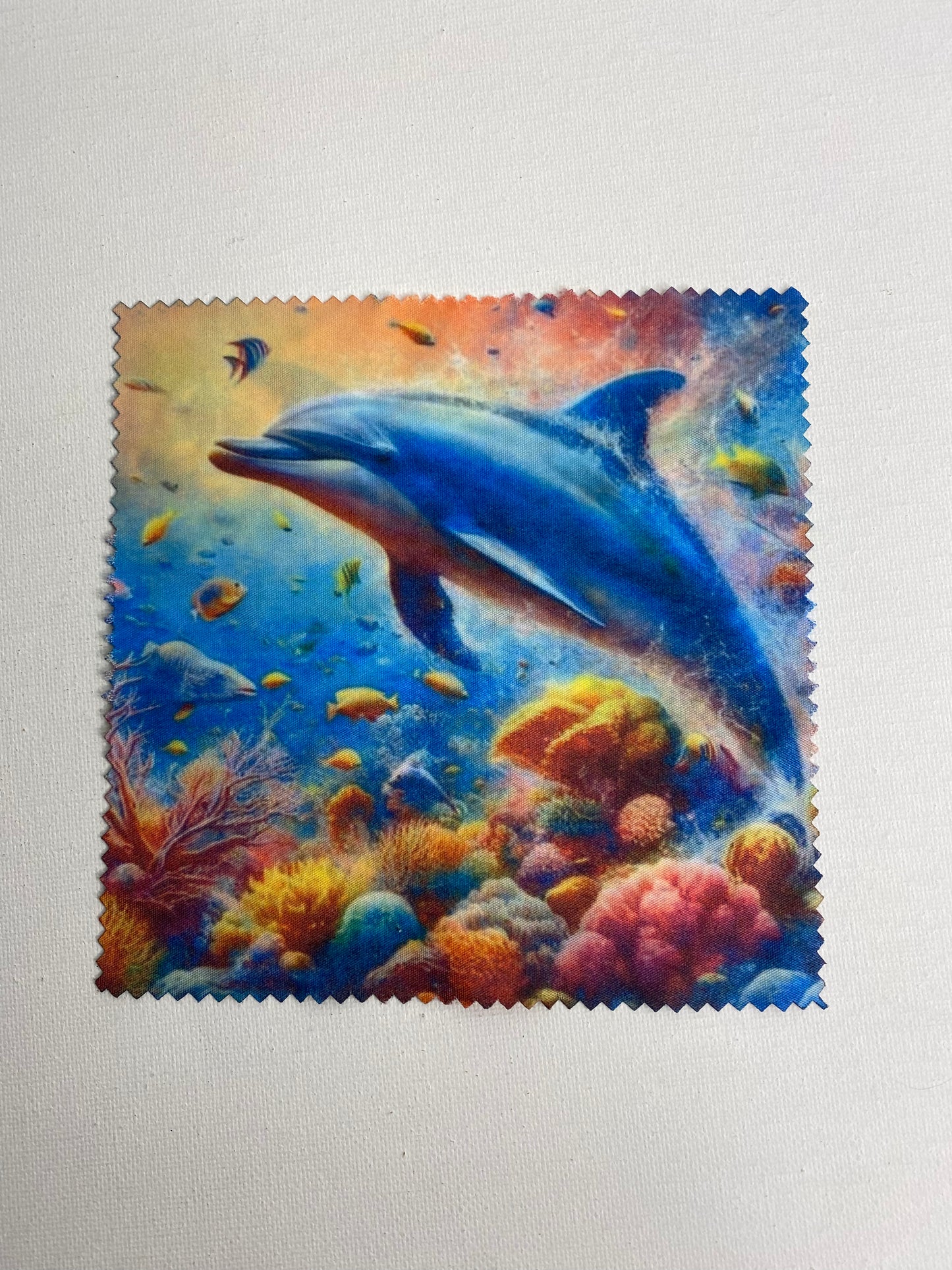 Eye Glasses Cleaning Cloth Dolphins