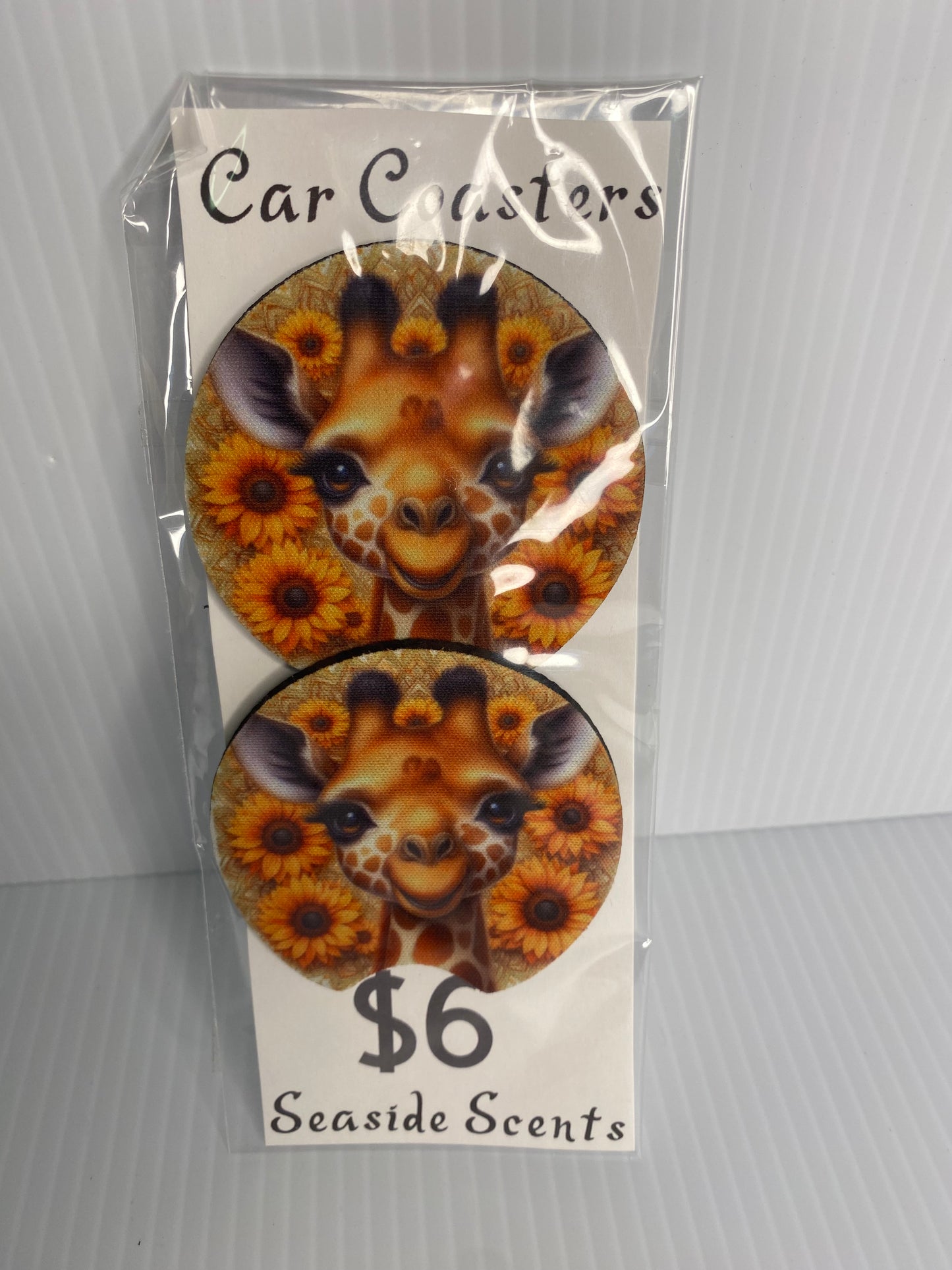 Car Coasters Giraffe Cutie