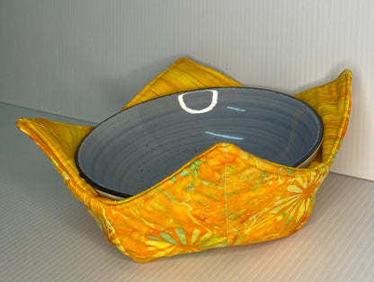 Microwave Bowl Cosy Bright Yellow Daisy