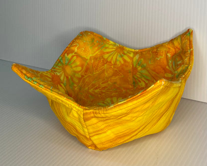 Microwave Bowl Cosy Bright Yellow Daisy