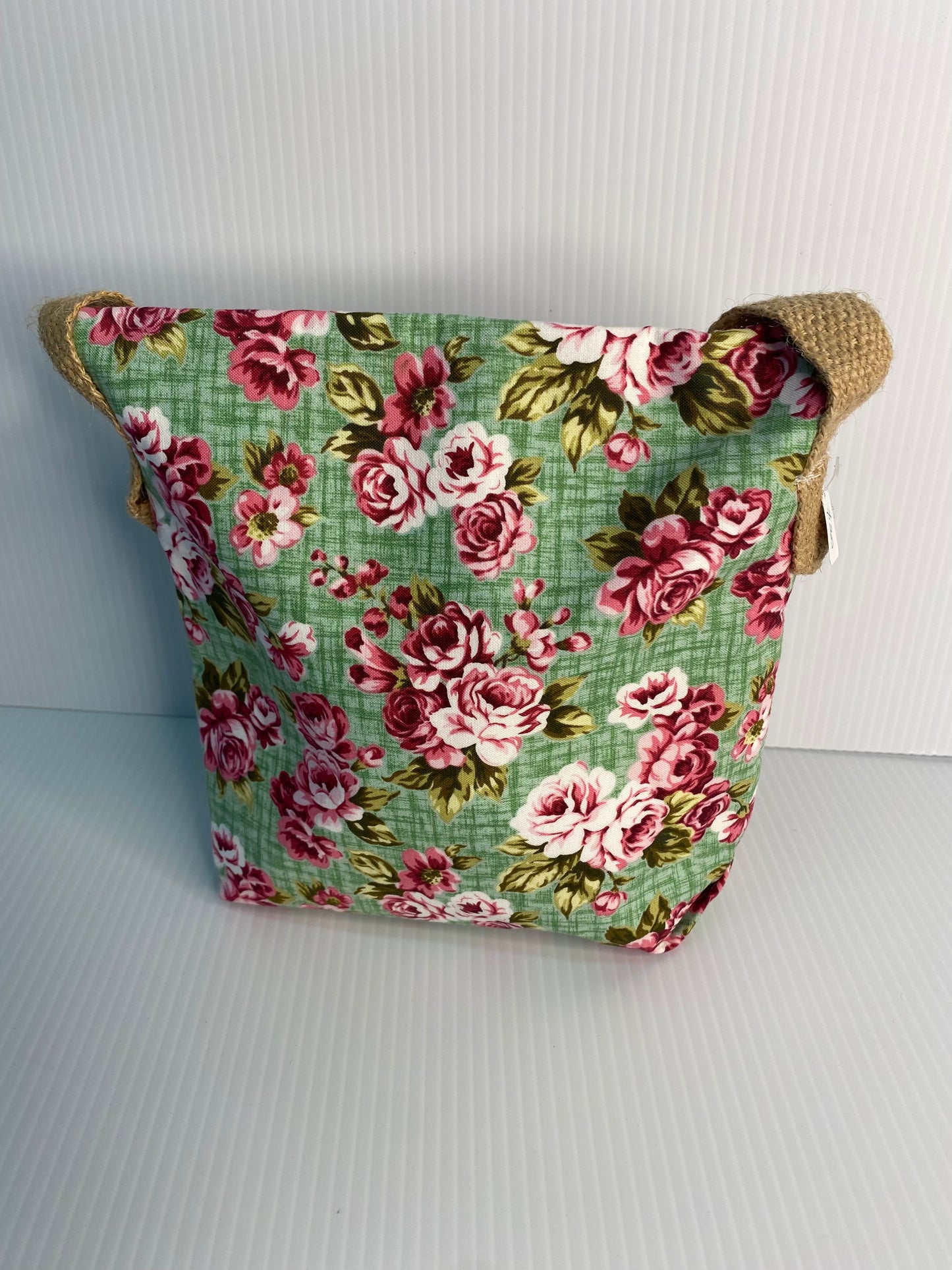 Cross Body Bag - Pink Butterflies. Cotton Material