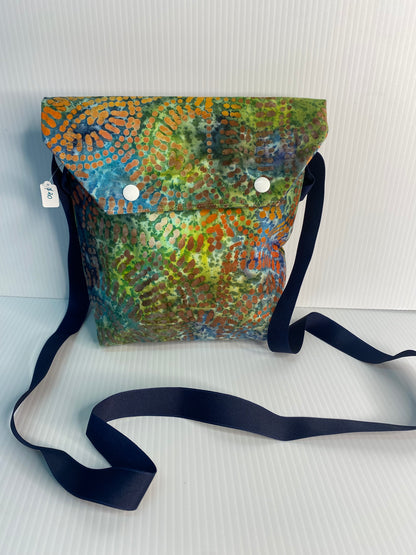 Cross Body Bag - Tie Die. Cotton Material