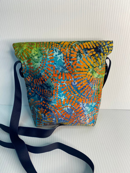 Cross Body Bag - Tie Die. Cotton Material