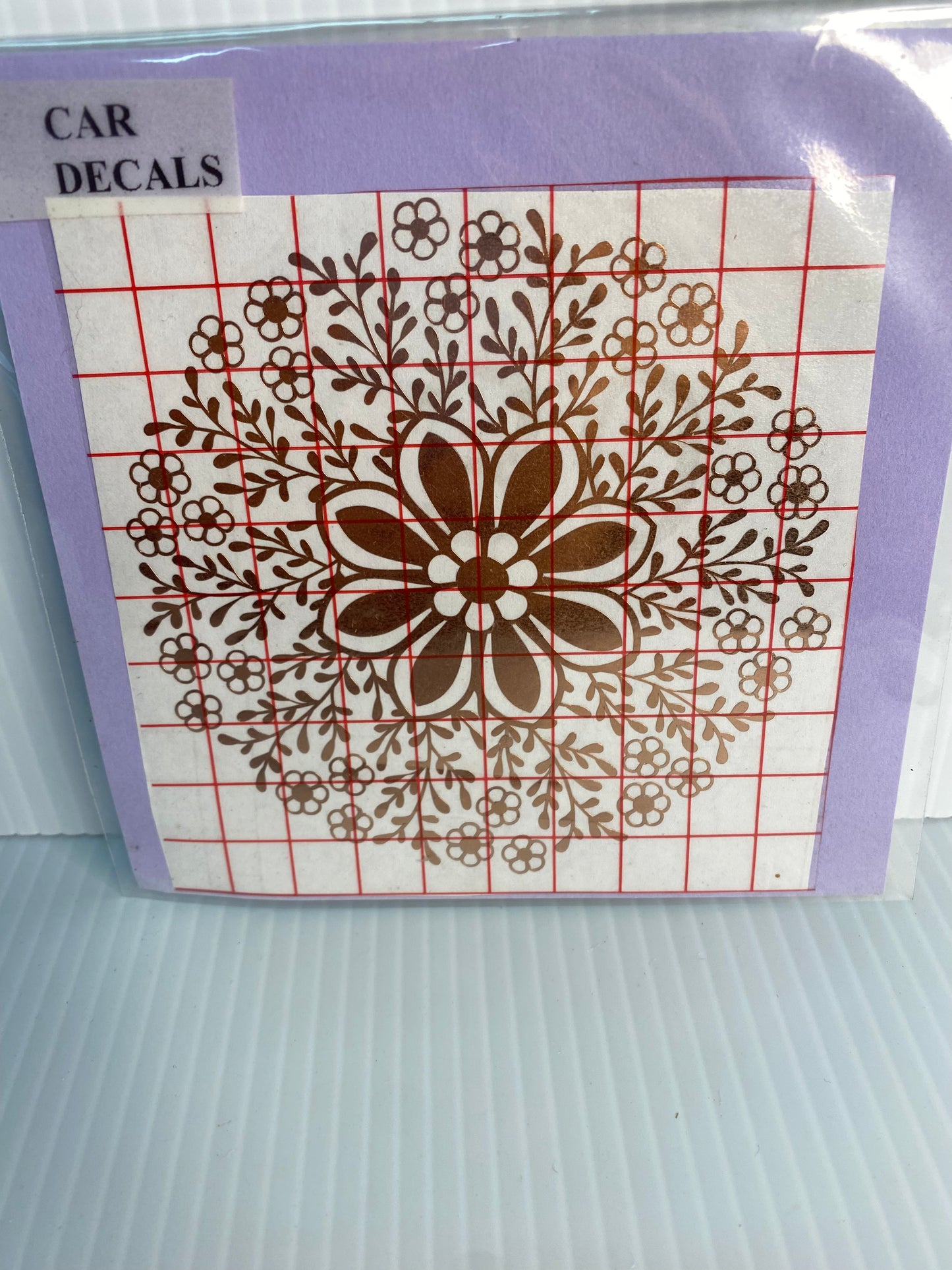 Decal- Beautiful Gold Medallion