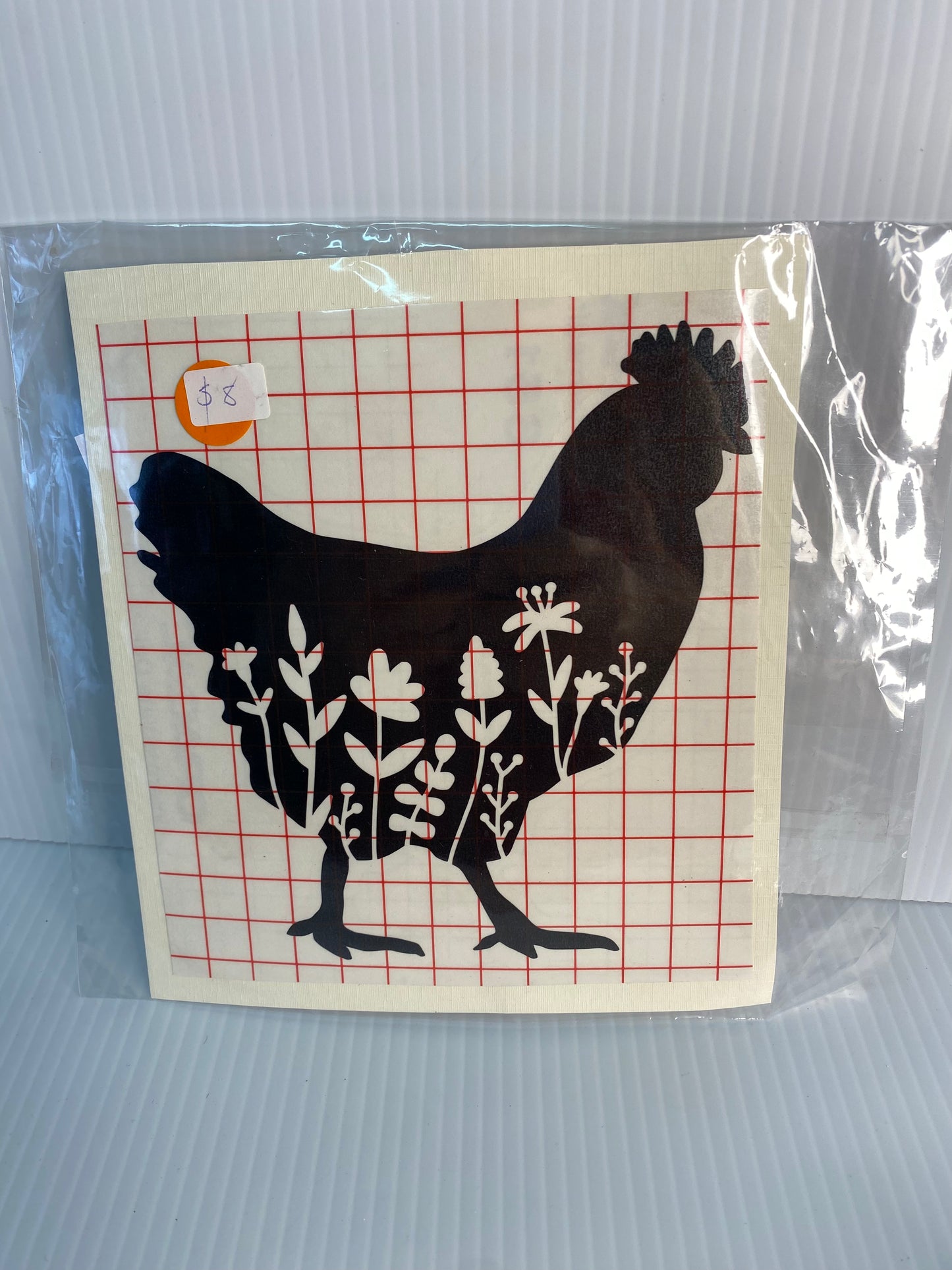 Decal -PRETTY BLACK CHICKEN