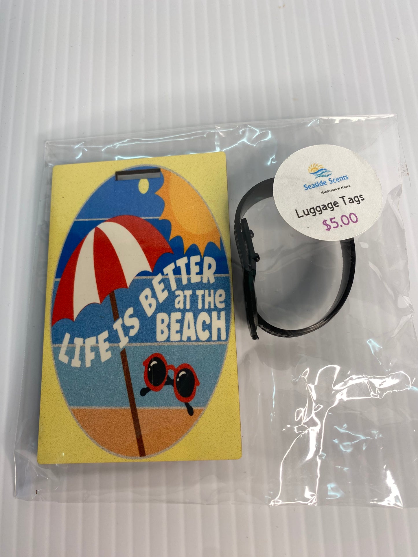 Quirky Luggage Tags Life is Better at the Beach
