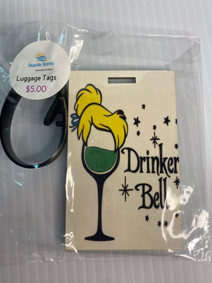 Quirky Luggage Tags - Drinker Bell