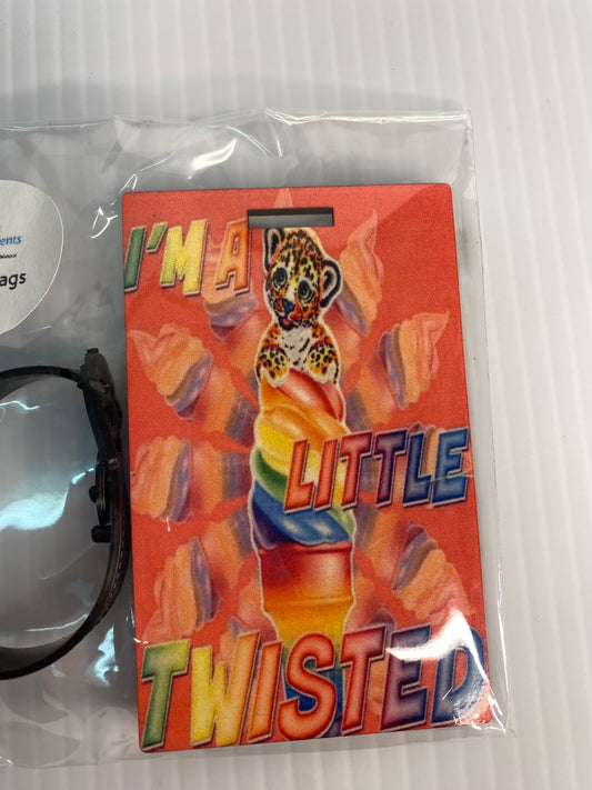 Quirky Luggage Tags - I'm A Little Twisted