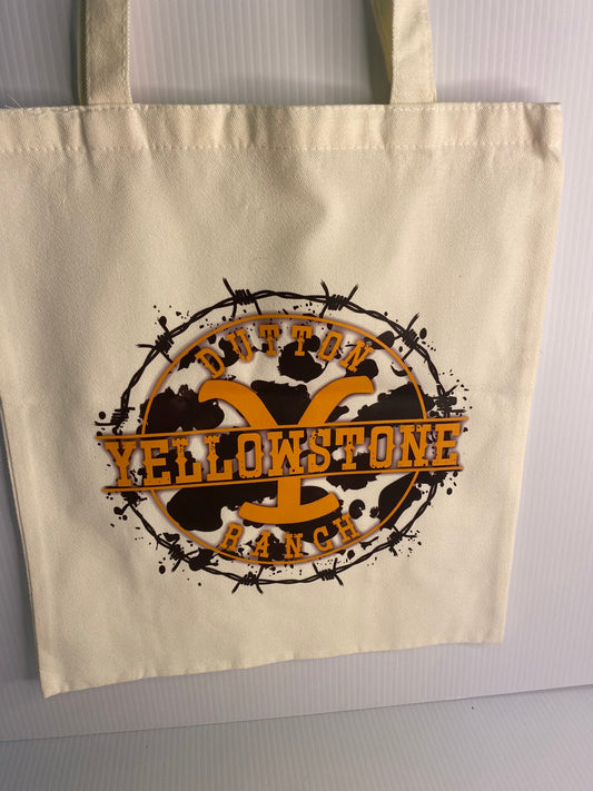 Tote Bag - Sublimated Design, Yellowstone
