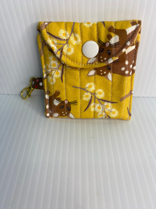 Small Ear Bud Pouch - Possum and Wattle