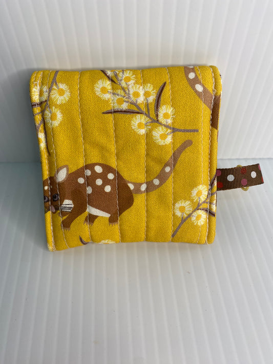 Small Ear Bud Pouch - Possum and Wattle