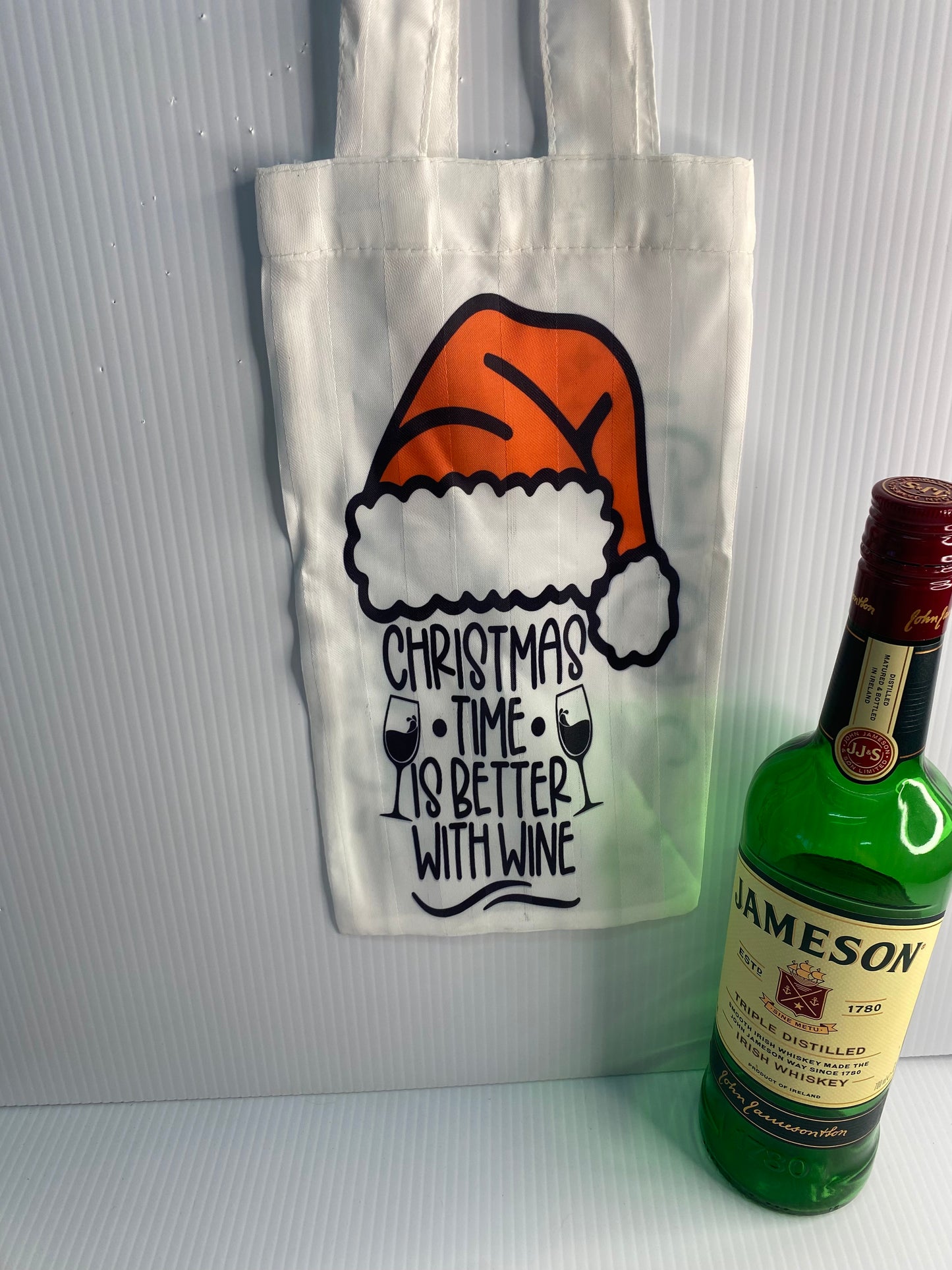 Wine Bag - Sublimated Design - Drink Drink and be Merry