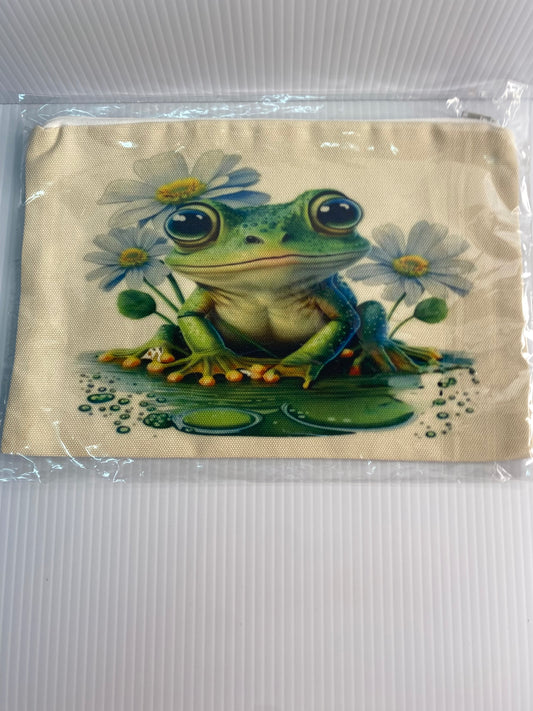 Pouch Zippered and Sublimated with Design -  Dragon Fly